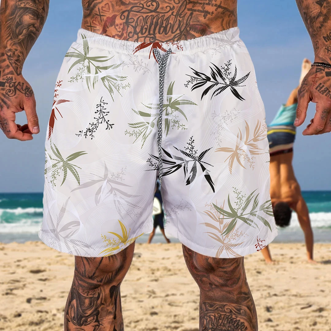 

Summer men shorts men's casual shorts fitness exercise beach shorts breathable mesh shorts jogger men's brand shorts