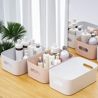 desktop storage box sundry storage student snack plastic cosmetic storage box household kitchen sorting box makeup box