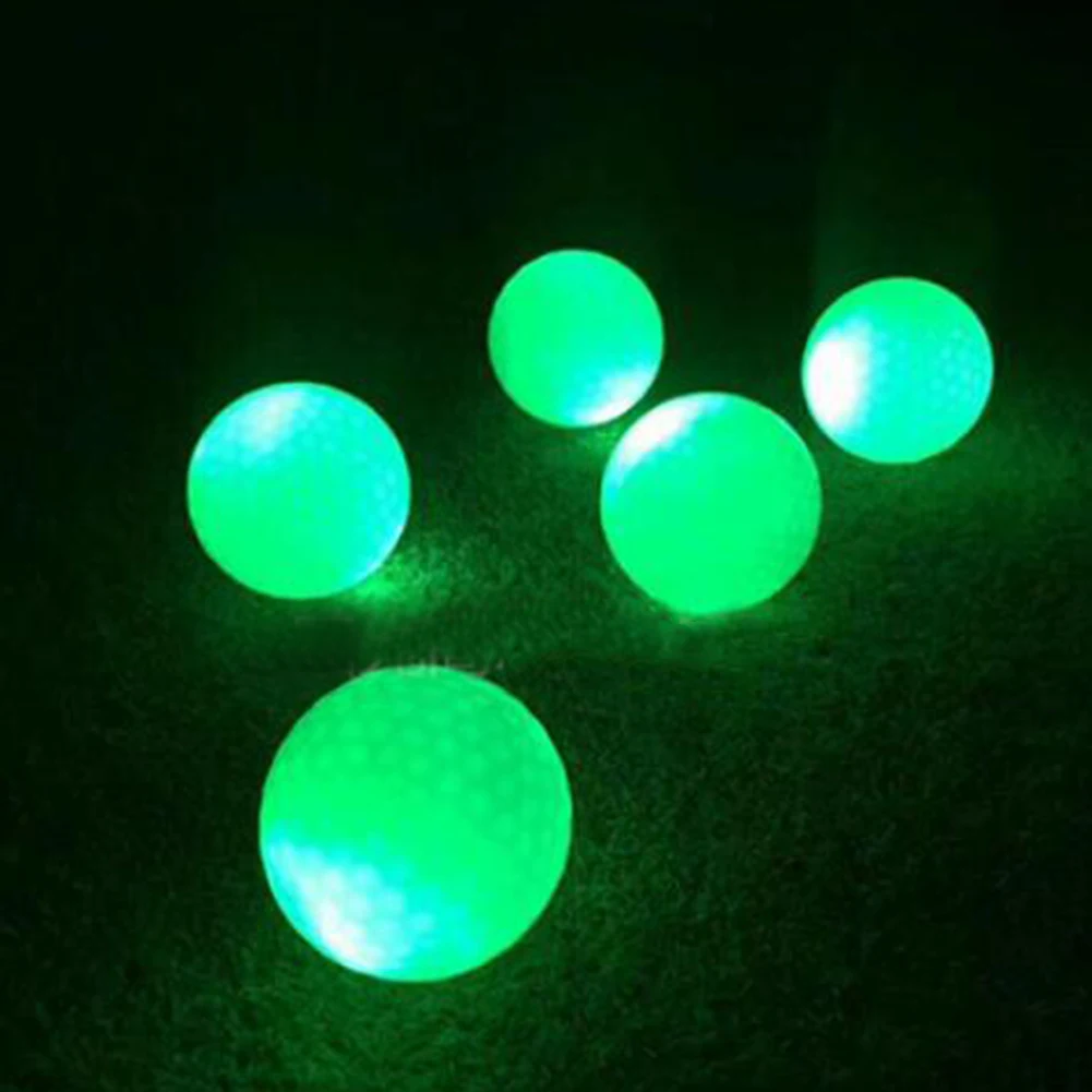

Luminous Golf Night LED Lighted Up Golf Practice Training Fluorescent Ball Standard Outdoor Sports Training Equipment