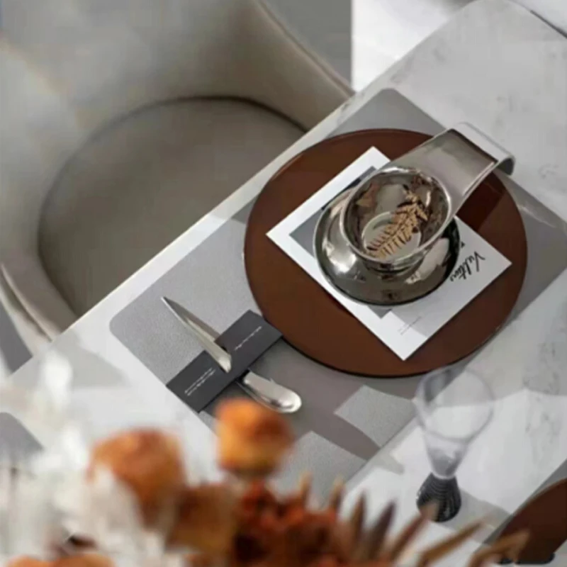 В скандинавском стиле роскошный стильный выставочный зал набор тарелок для еды в