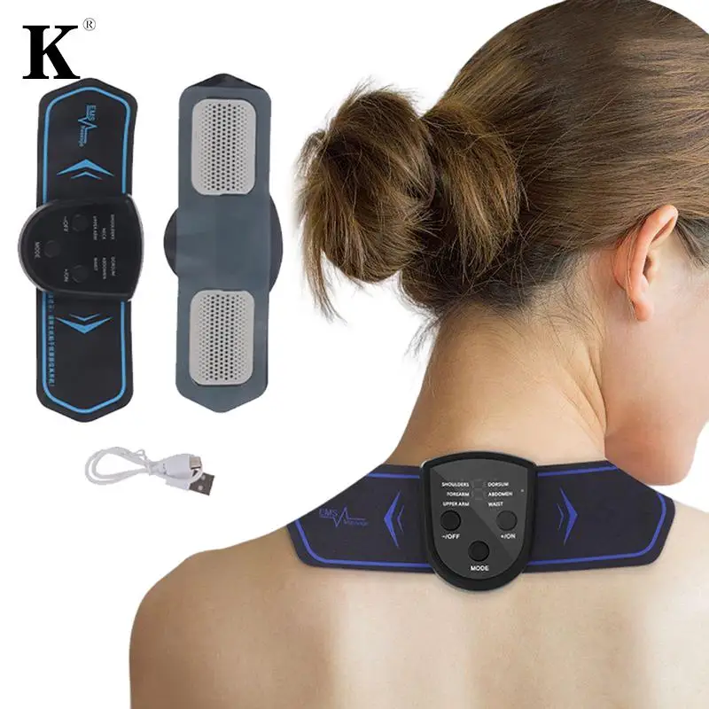 

Массажер Электрический шейный портативный для облегчения боли в мышцах и плеч