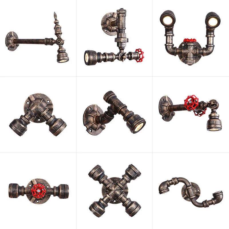 

reading wall lamp glass wall sconces bed head lamp antique bathroom lighting bedroom lights decoration antique wooden pulley