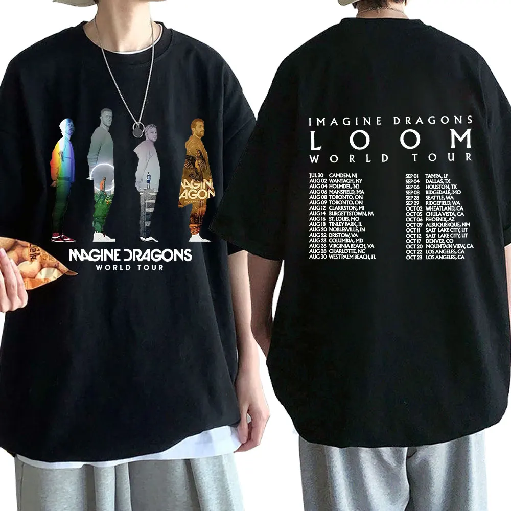 Футболка женская свободного покроя с коротким рукавом 2024 хлопок винтажная в