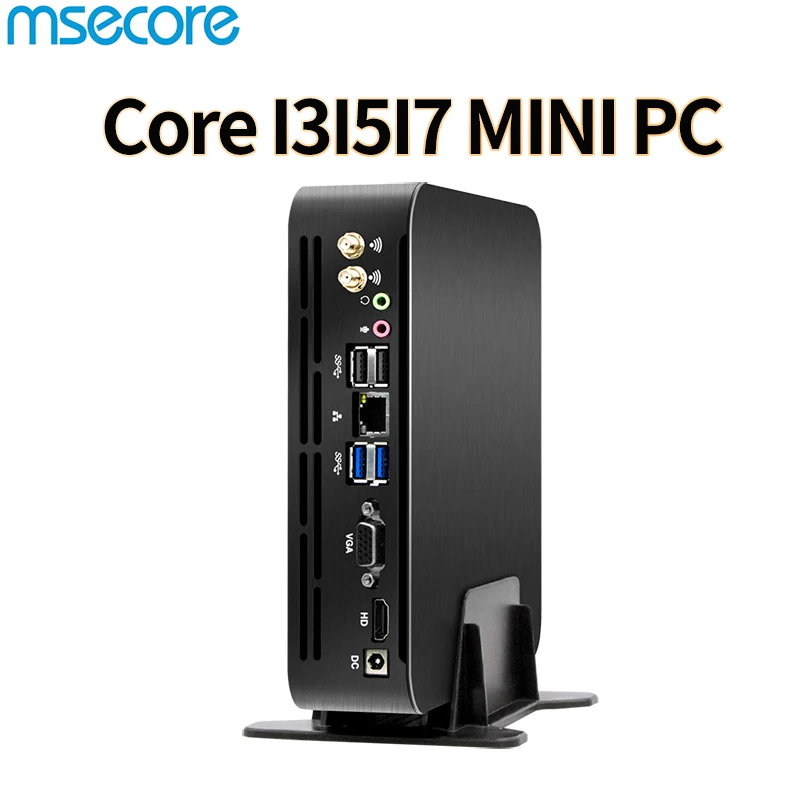 MSECORE Intel Core I3 4130 I5 4430 Gaming Mini PC Windows 10 Linux Desktop Computer Micro PC HTPC barebone system minipc wifi