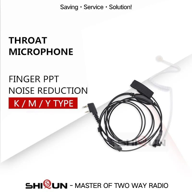 

Baofeng Accessories PTT Throat Microphone Mic Earpiece for Baofeng Walkie Talkie UV-5R UV-5RE UV-5RA UV-82 Radio headphones