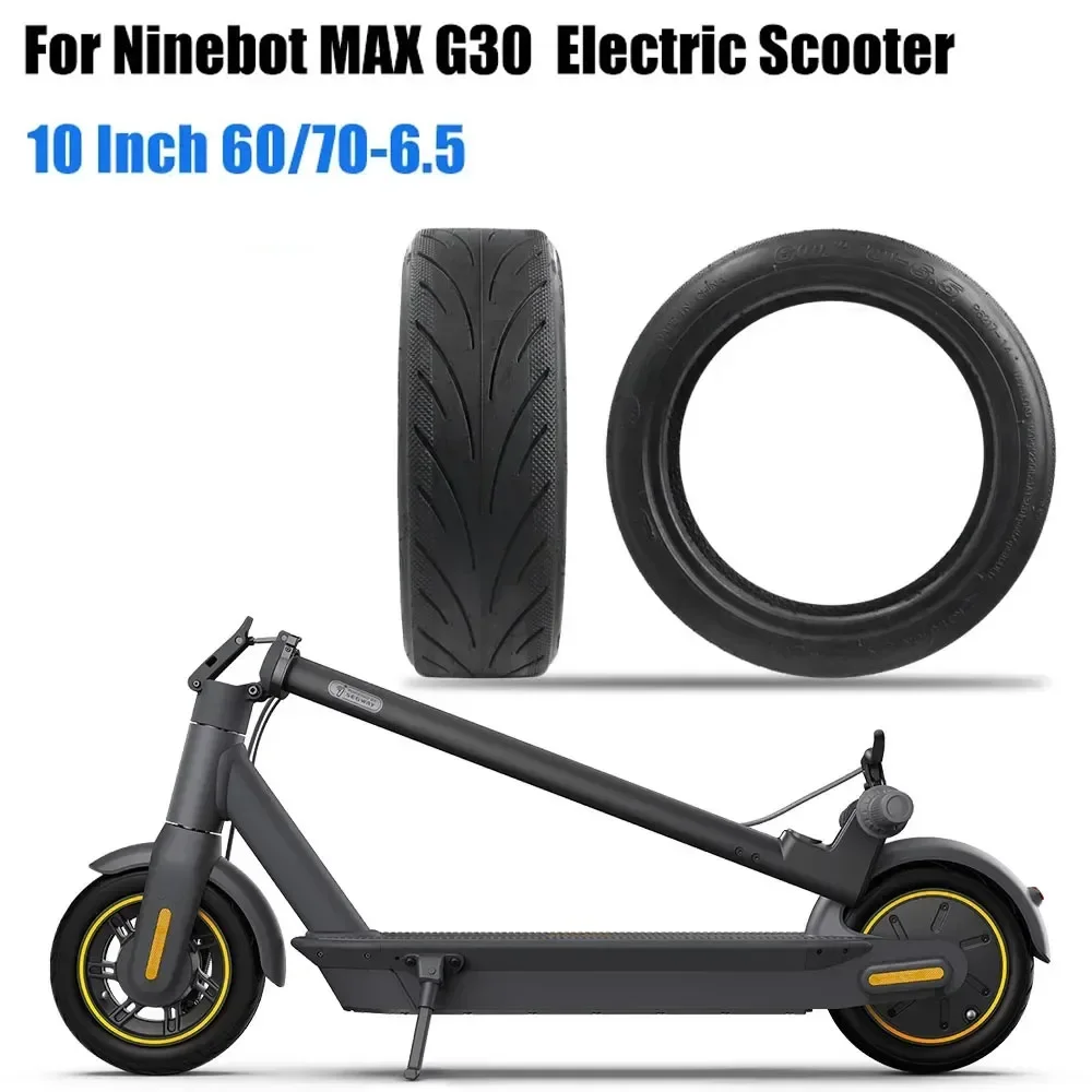 10-дюймовая резиновая шина 60/70-6 5 бескамерная для Ninebot MAX G30 KickScooter переднее/заднее