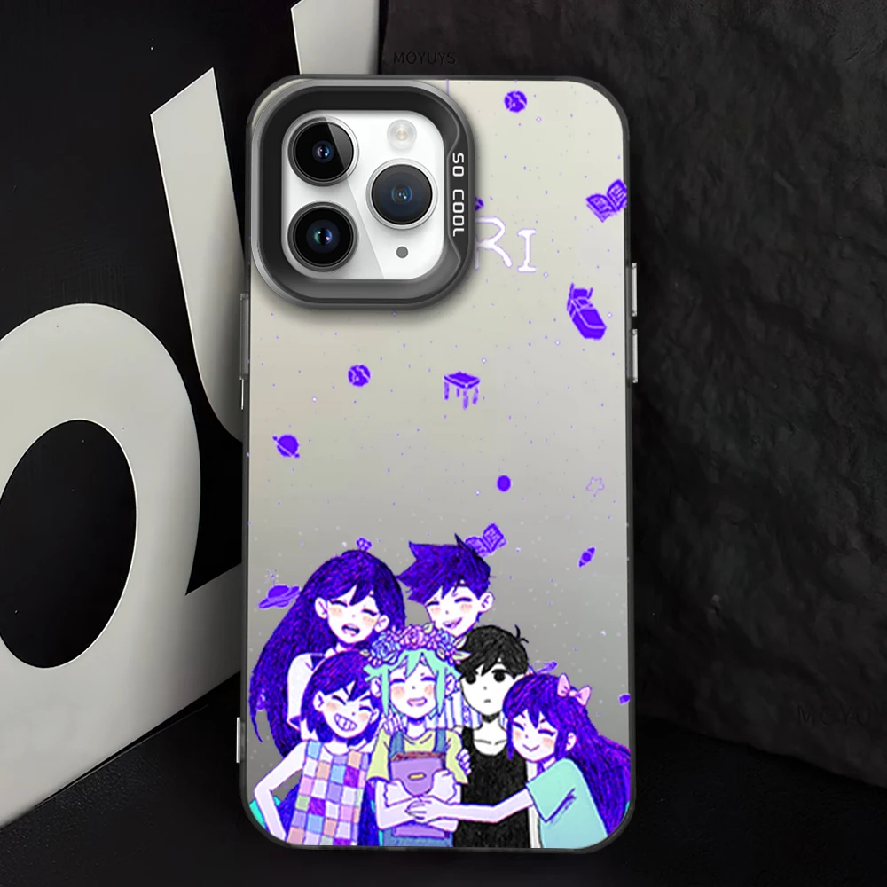 Фото Чехол для телефона с видеоиграми Omori, серебряный чехол, подходит для iPhone 12, 11, 13, 14, 15, 16 Max Pro Plus Spider Gwen IMD №3