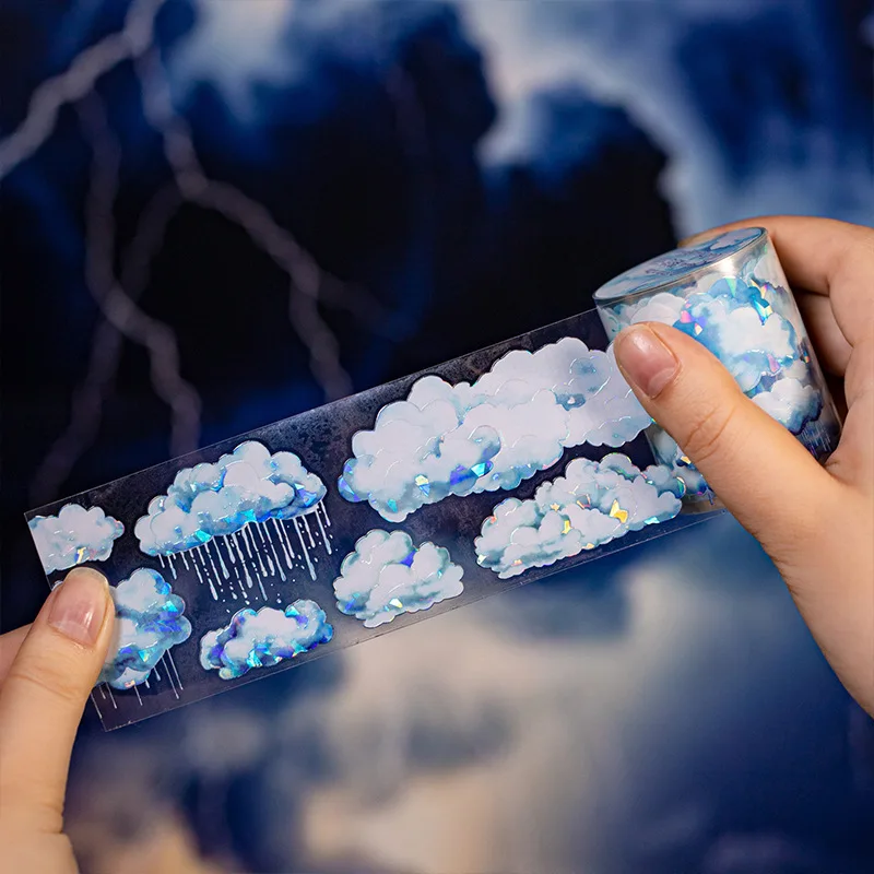 1 шт./1 лот наклейки для скрапбукинга декоративные клейкие ленты облака свернутые