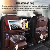 car seat back organizer storage bag foldable dining rack table tray car storage organizer travel storage bag %e2%80%8baccessories new