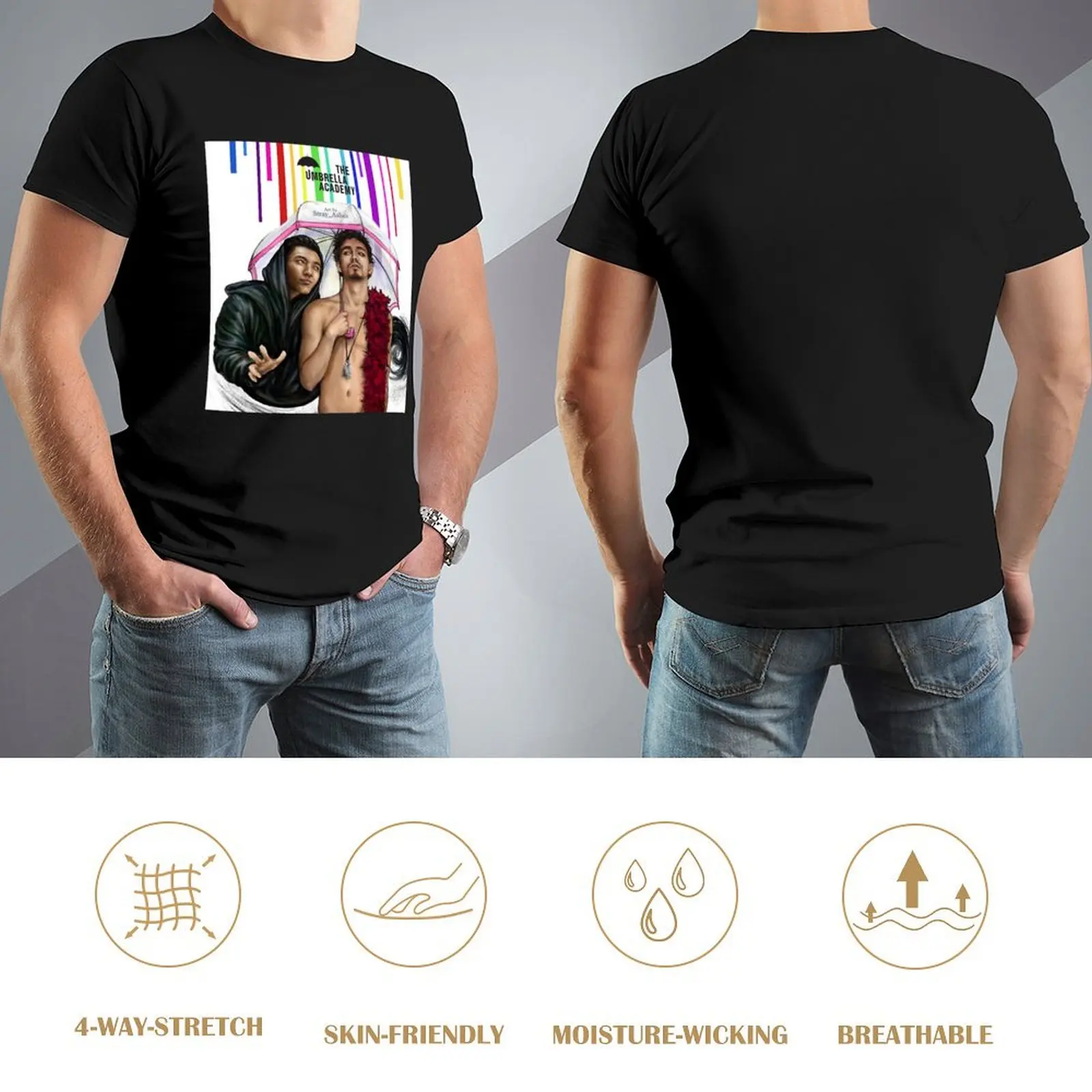 Академия Амбрелла - футболка Клауса и Бен блузка одежда в стиле аниме мужские