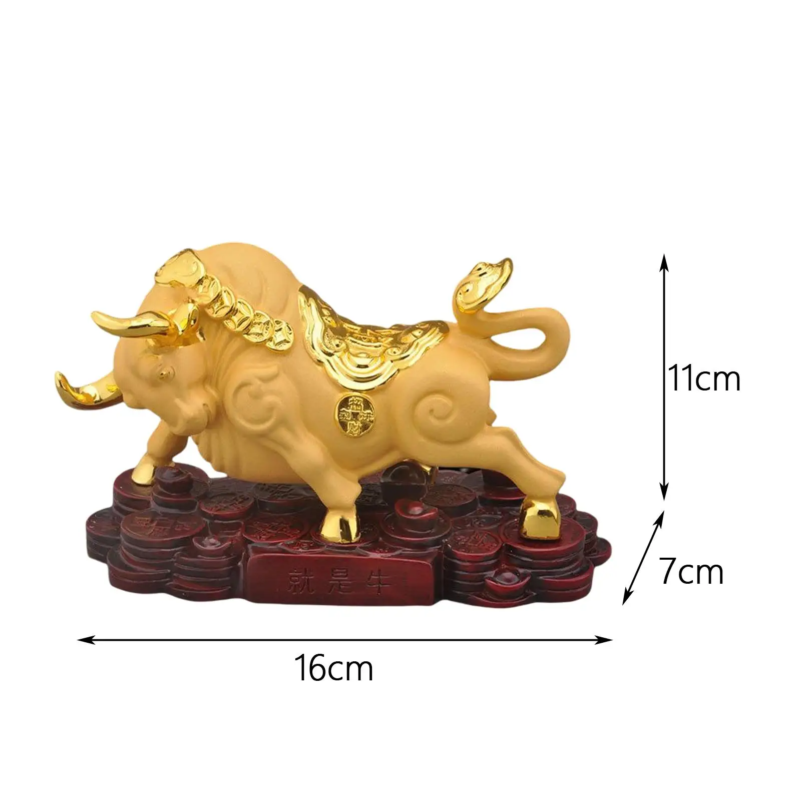 

Корова украшение статуи Bull Смола Ручная роспись скульптура Миниатюрные коллекционные предметы для фотографий