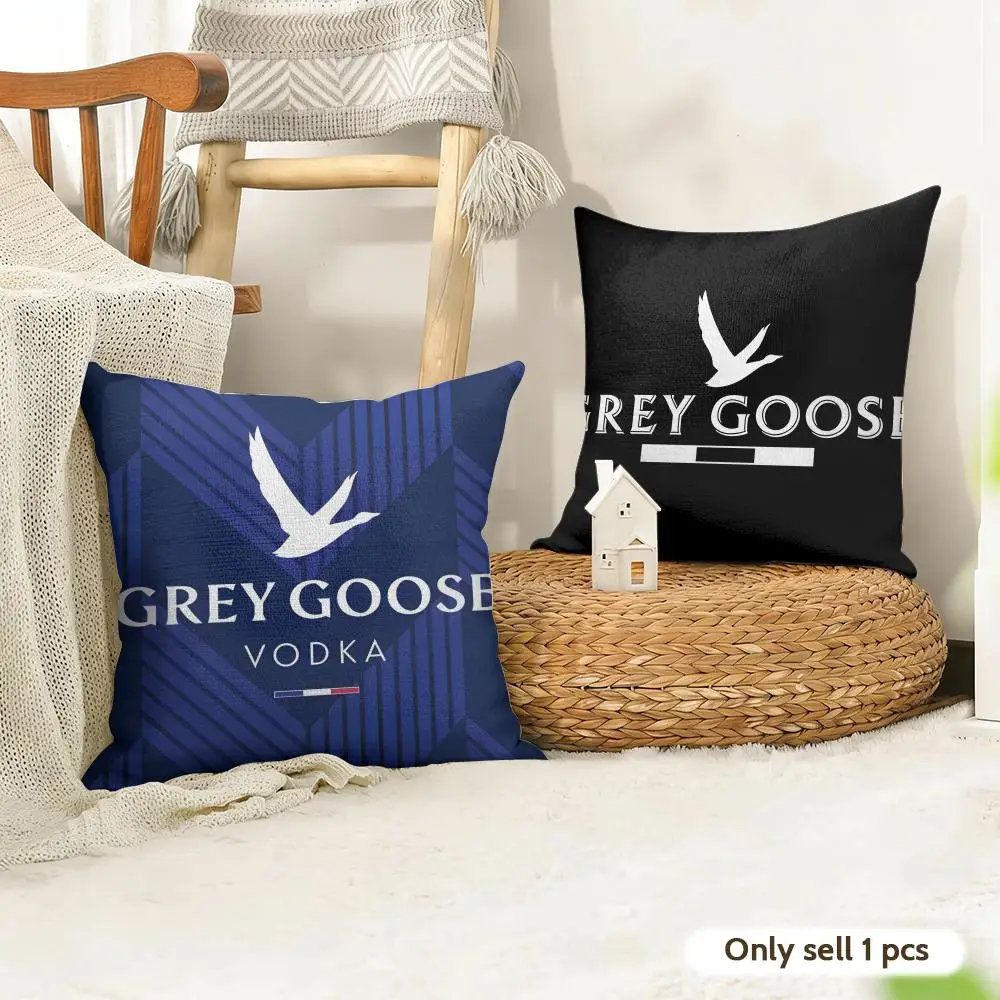 Фото Роскошная наволочка G-GREY G-GOOSE из органического льна, квадратная, прочная, гипоаллергенная и нежная к коже. №2