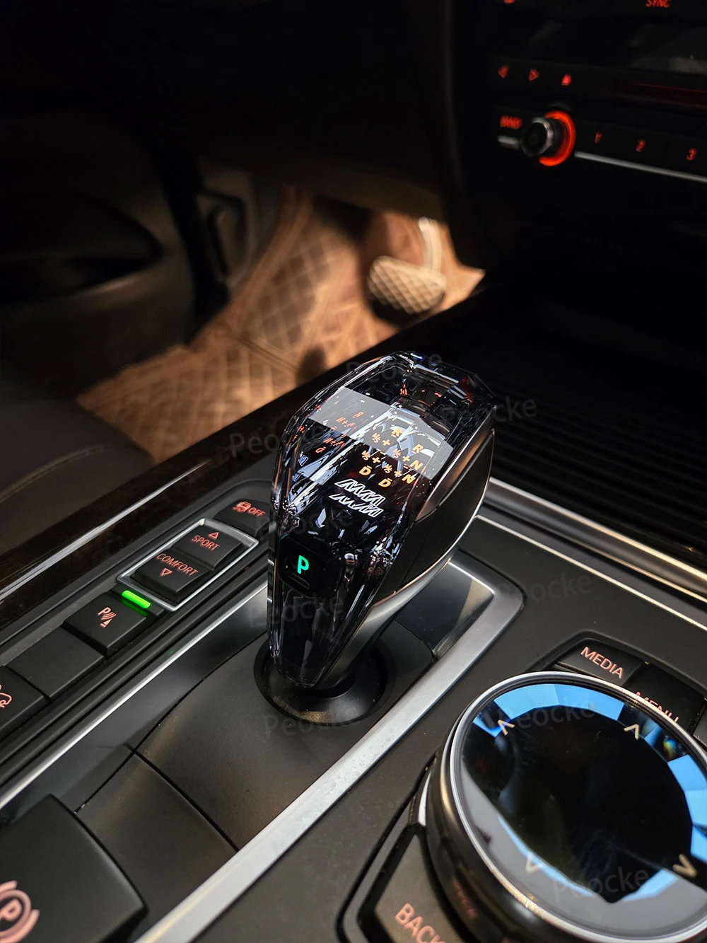 Хрустальная ручка переключения передач с коротким стержнем для BMW F20 F10 F18 G32 G12 G30