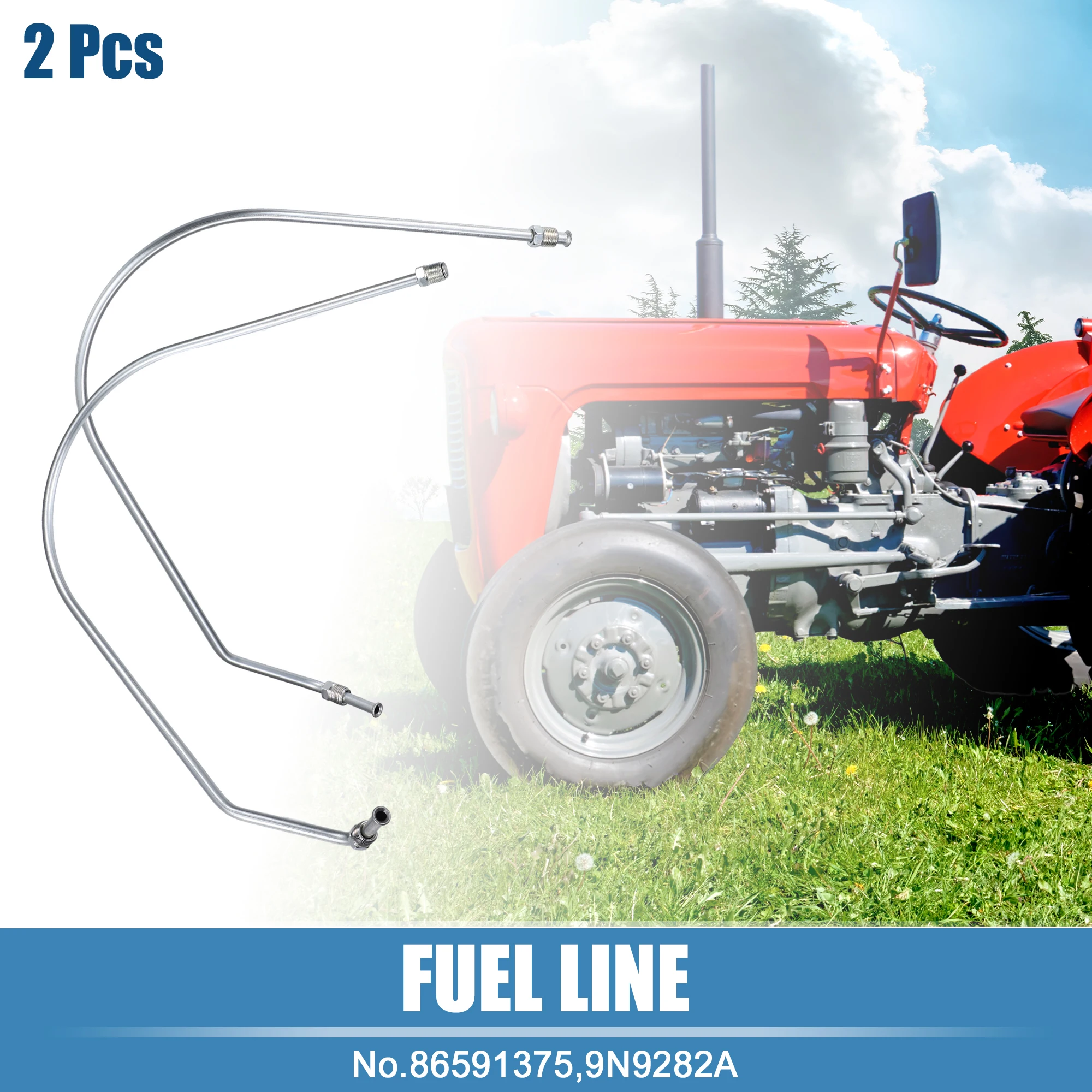 X Autohaux 2 шт. Замена топливной линии автомобиля для Ford трактора 2N 8N 9N