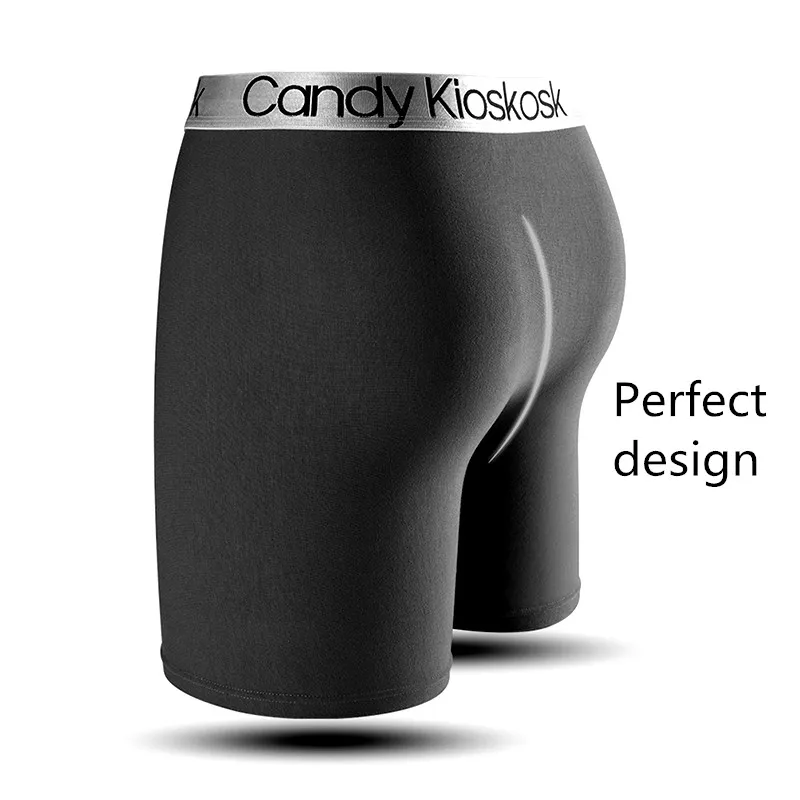 2Pcs/Lot New Men's Modal Lengthened Underwear Male Sports Boxer Underwear Fitness Anti Wear Shorts Underwear Large Men's Boxers