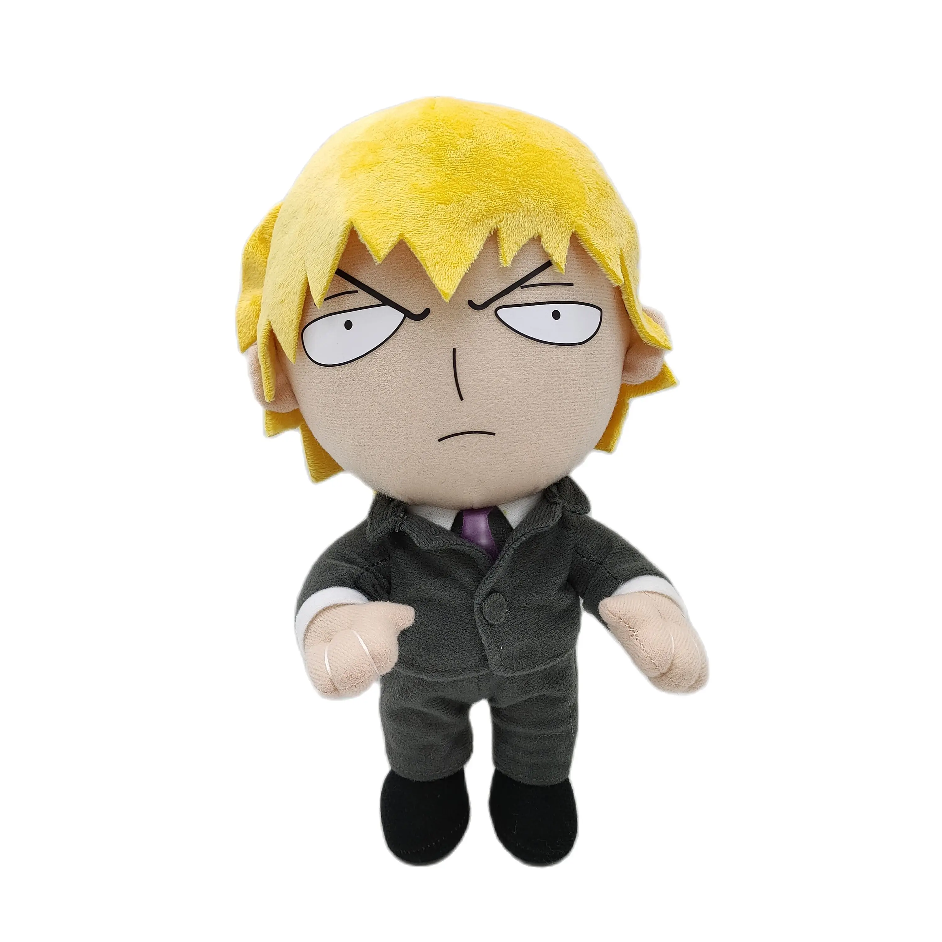

27cm Tall Yellow Hair Suit Lilliputian Dolls New Plush Toys for Men and Women General Birthday Gift Reigen Plush