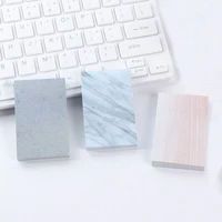 1pcs marble bronzing sticky notepad self adhesive memo pad sticky notes bookmark school office supply