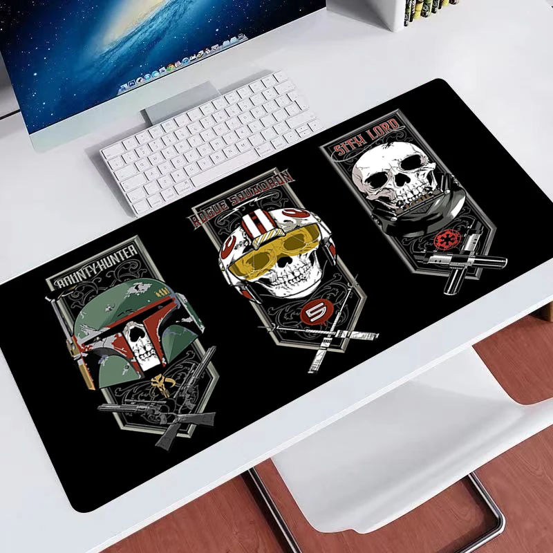 

Игровой коврик для мыши Boba Fett, коврик 900x400, офисные аксессуары, коврик для ноутбука с аниме-рисунком, нескользящий водонепроницаемый коврик ...