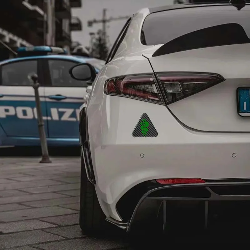 2 шт. наклейка с логотипом в виде змеи значок на боковое крыло автомобиля для Alfa