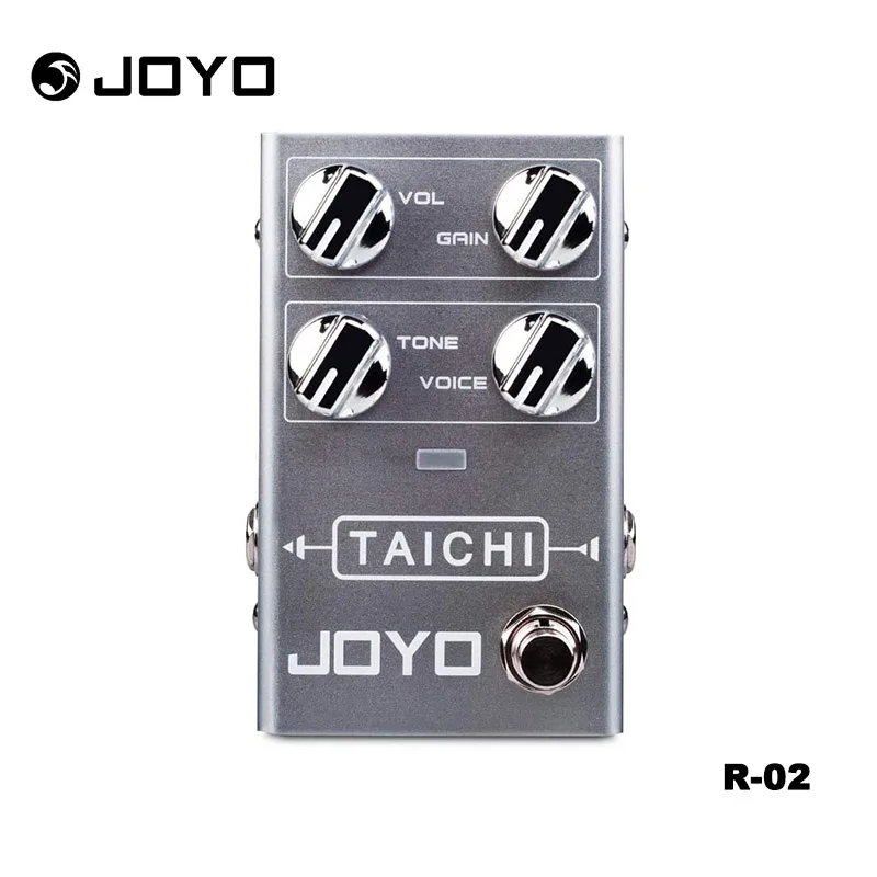

JOYO Tai Chi R-02 R Series с низким коэффициентом усиления, Педаль Overdrive с плавным переводом, классический усилитель звука для электрогитары, эффект _)