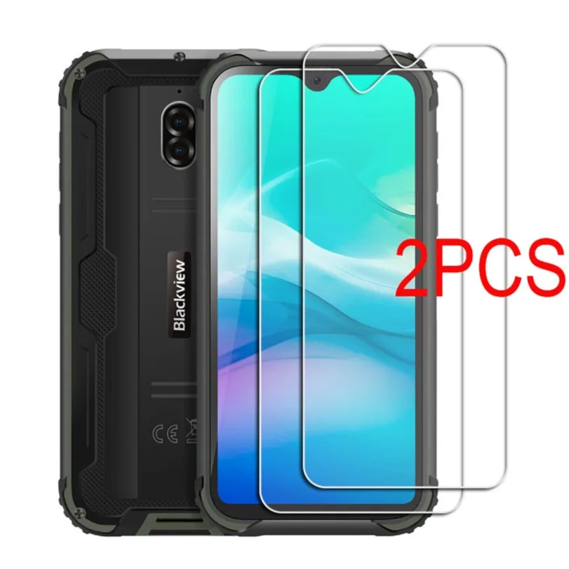 Закаленное стекло для blackview a80 bv5500 plus bv6300 pro bv5900 bv9100 bv9700, 2 шт., защитная пленка для экрана