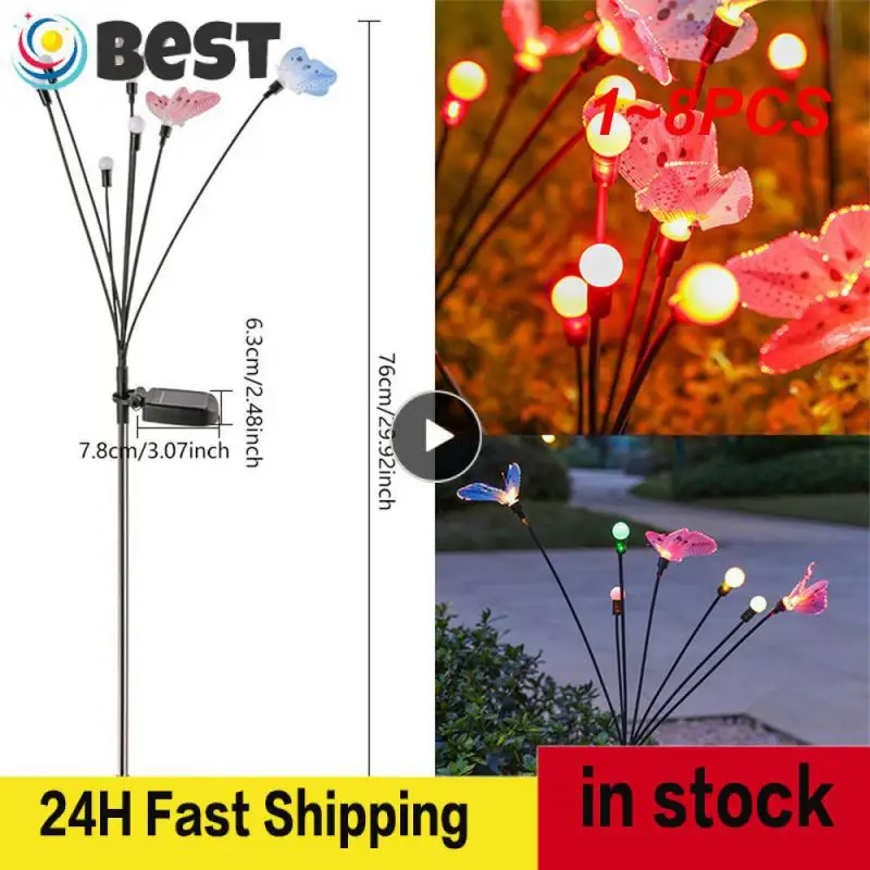 

1 ~ 8 шт., фонари на солнечной батарее