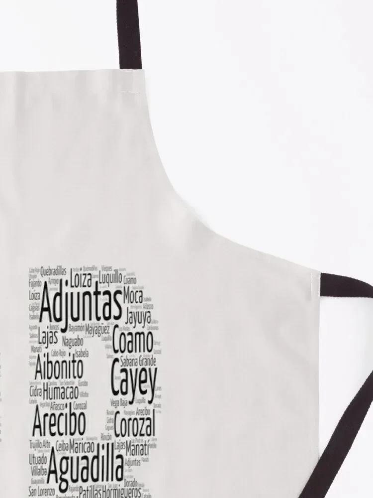 Пуэрто-риканские города PR Фартук Кемпинг Женщина Работа Кухня Идея Товары