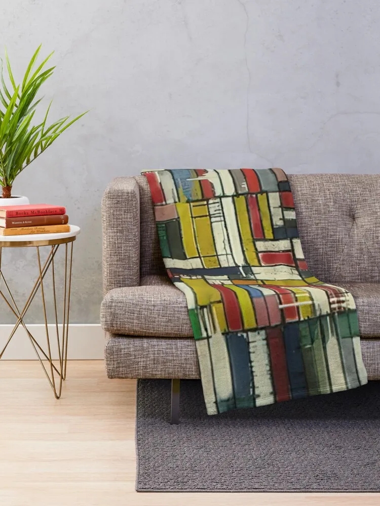 Circle III — Постмалярная абстракция Robert Goodnough Плед Дизайнерские дорожные одеяла