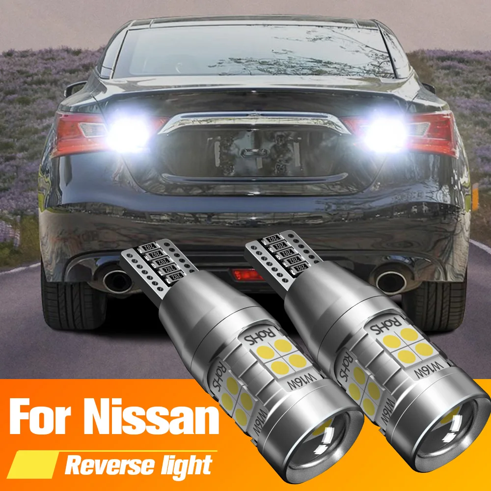 Светодиодная лампа задсветильник хода W16W T15 921 Canbus для Nissan GT-R Maxima Micra NV300 Quest Titan Sentra