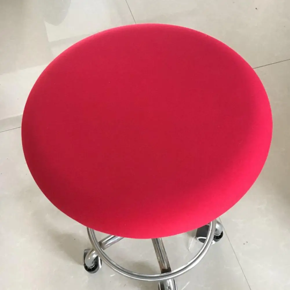 

Seat Cover Practicability Polyester Replaceable Comfortable Touch Soft Seat Case Chair Cover for Bar