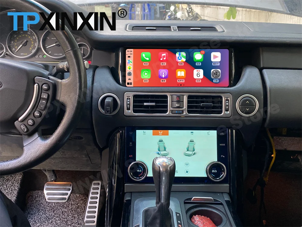 Фото Панель управления климат-контролем с LCD-сенсорным экраном для Land Rover Range Rover V8 L322 2002-2012 годов выпуска №4