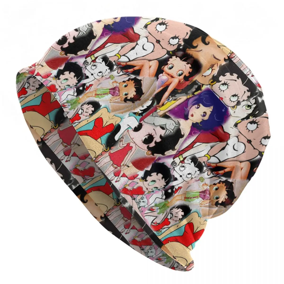 

All Season Bonnet Hats Bettys Collage Cute Mrs Boop Merch Bonnet Hat Knit Hat Fashion Men Women Warm Cap