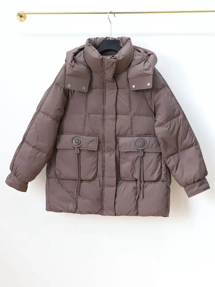 Одежда Posture Tini Sz24y5207 Женская зима 2024 Новый корейский Sle Western Теплый возрастной