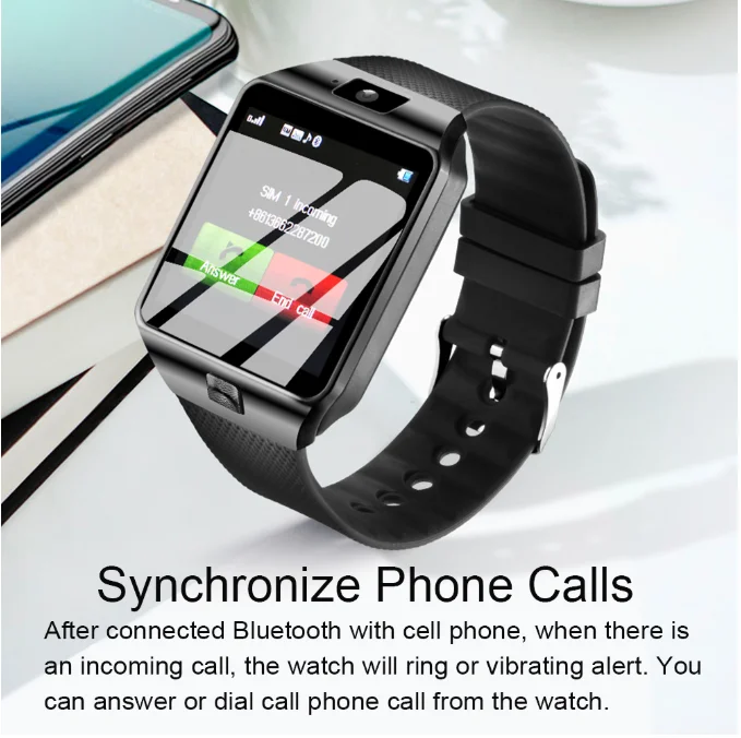 Цифровой браслет Bluetooth DZ09 Q18 Смарт-часы SIM-карта фитнес-трекер Relogio Relojes с камерой IOS