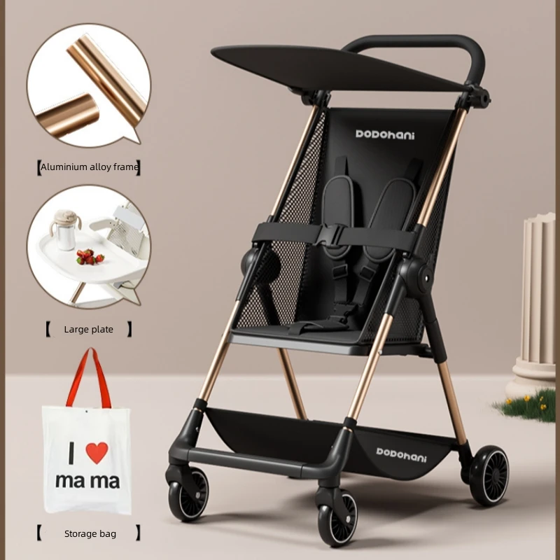 Детский ролик рама из алюминиевого сплава портативная тележка складная с тентом