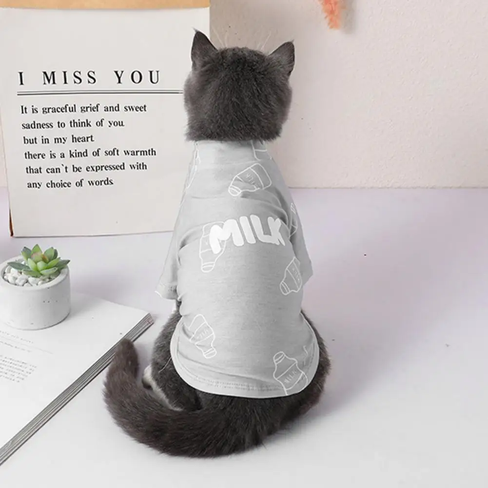 

Модная одежда, красивая летняя одежда для питомца с двумя ногами, милая Одежда для кошек, удобная одежда для питомца