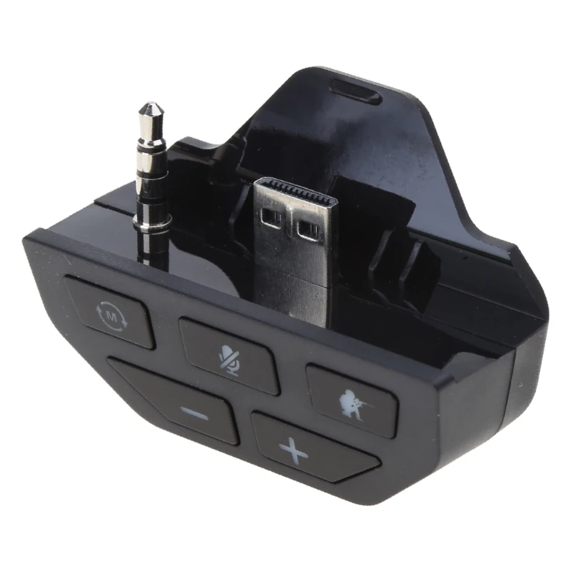 

P9YE Wireless Controller Headset Adapter Stereo Headset Adapter for xbox