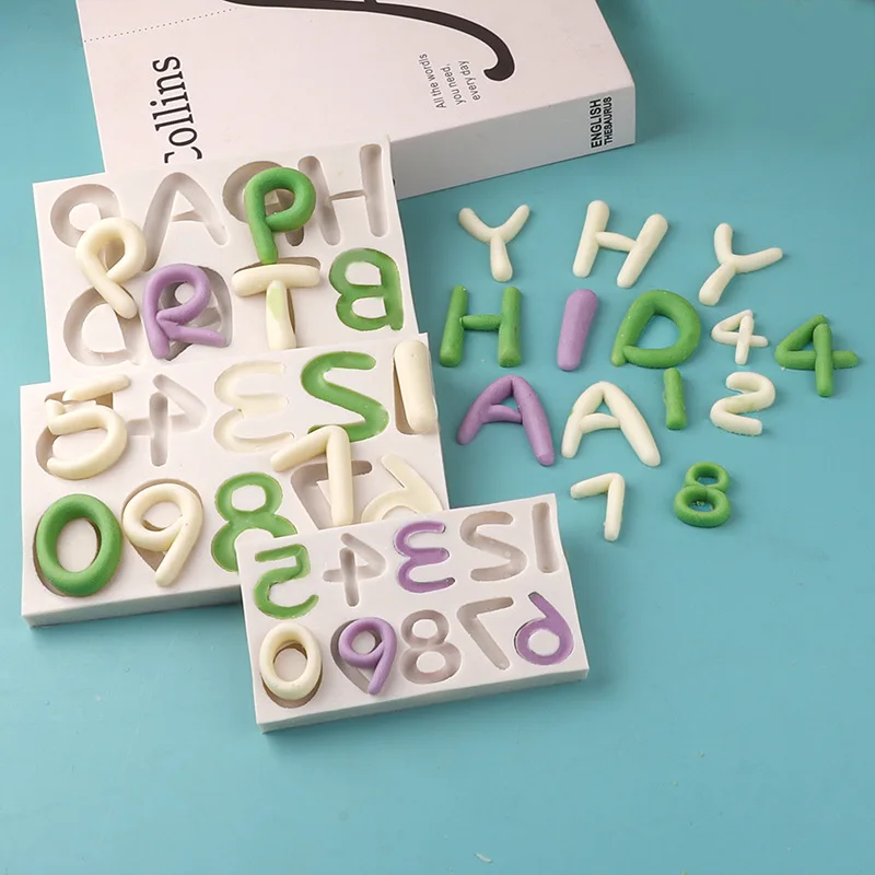 0-9 цифр, форма для торта, искусственное шоколадное печенье, десерт, конфеты, Аксессуары для выпечки