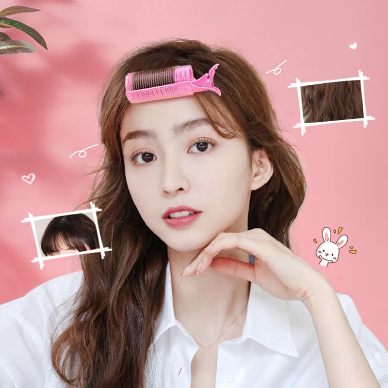 

2 шт., портативные пластиковые зажимы для волос