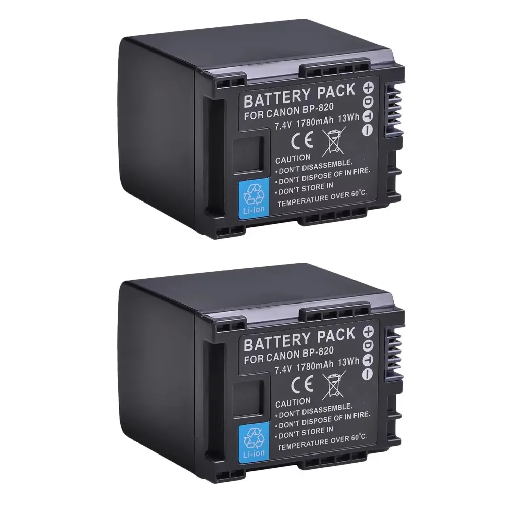 Аккумулятор BP-820 BP820 для Canon VIXIA GX10 HFG20 HFG21 HFG30 HFG40 HFM30 HFS200 XA10 XA11 XA15