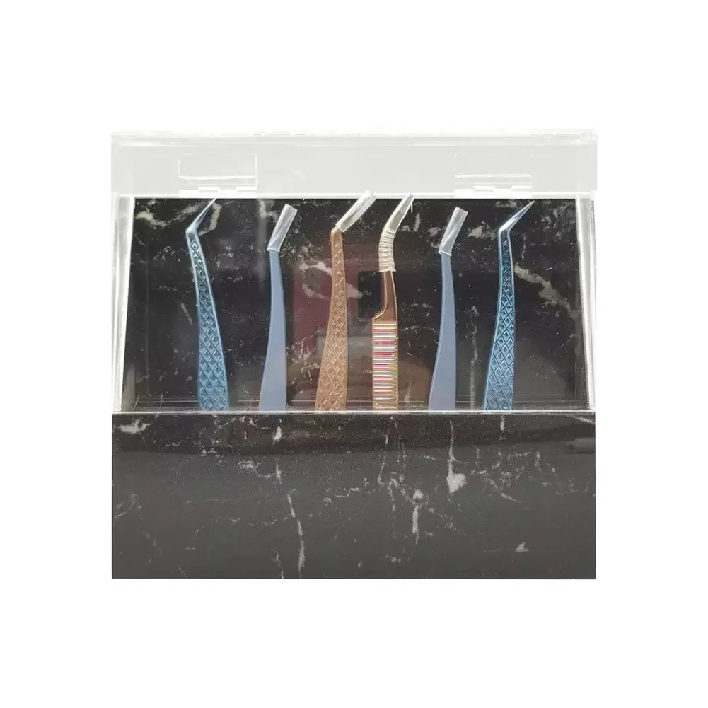

NEW2023 8 Holes Tweezers Sort Holder Tweezers Display Stand Organizer Eyelash Extension Tools Tweezers Holder Stand Shelf Holder