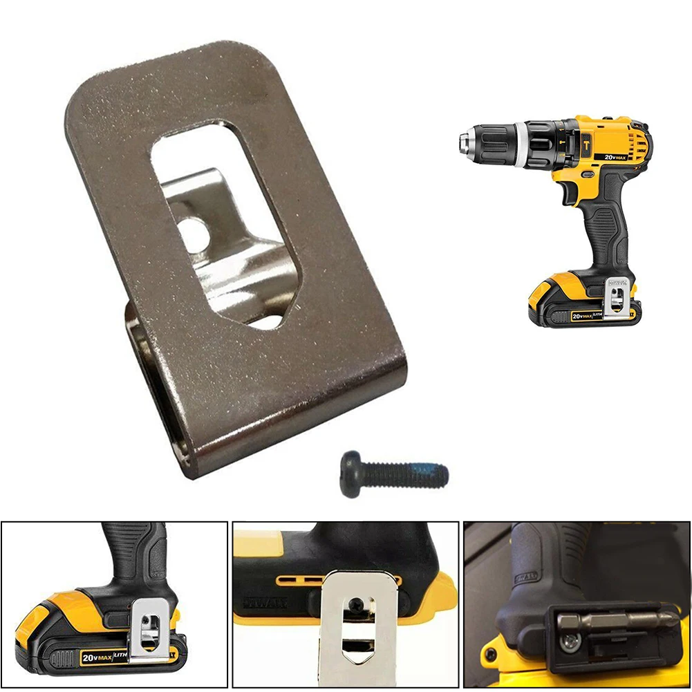 

DeWaltfor GENUINE Belt Clip Hooks For 18v 20v Drill Driver For Hammerdrill N268241 N169778 DC827 DCD771Power Tool Parts