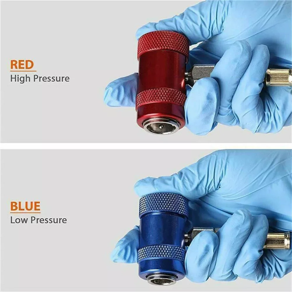 

2PCS/kit R1234YF Couplers Accessories Adapter Car Air Conditioning High &low