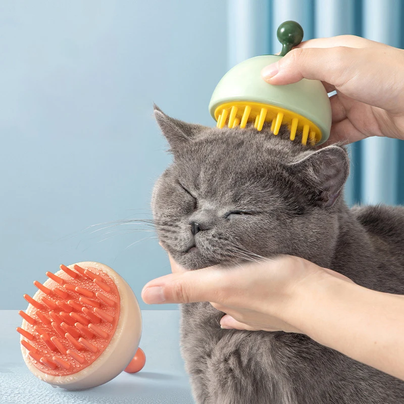 

Pet Washer Dog Cat Massage Brush Comb Cleaner Puppy Wash Tools Soft Gentle Silicone Bristles Quickly Cleaing Brush Drop shipping