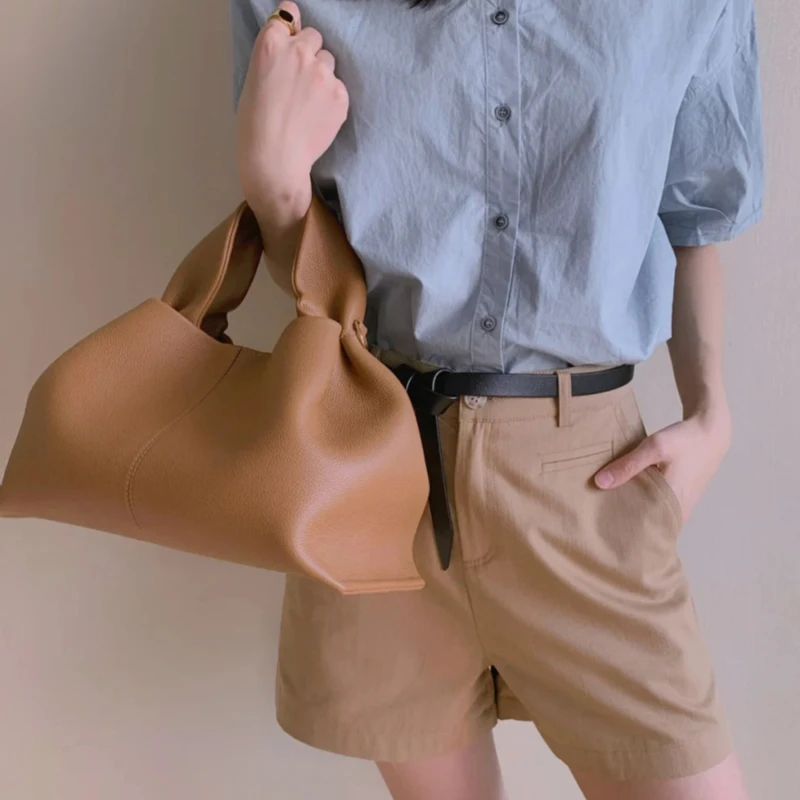 

Роскошные сумки через плечо из мягкой искусственной кожи для женщин 2023 женская сумка дизайнерская женская сумка модная простая однотонная