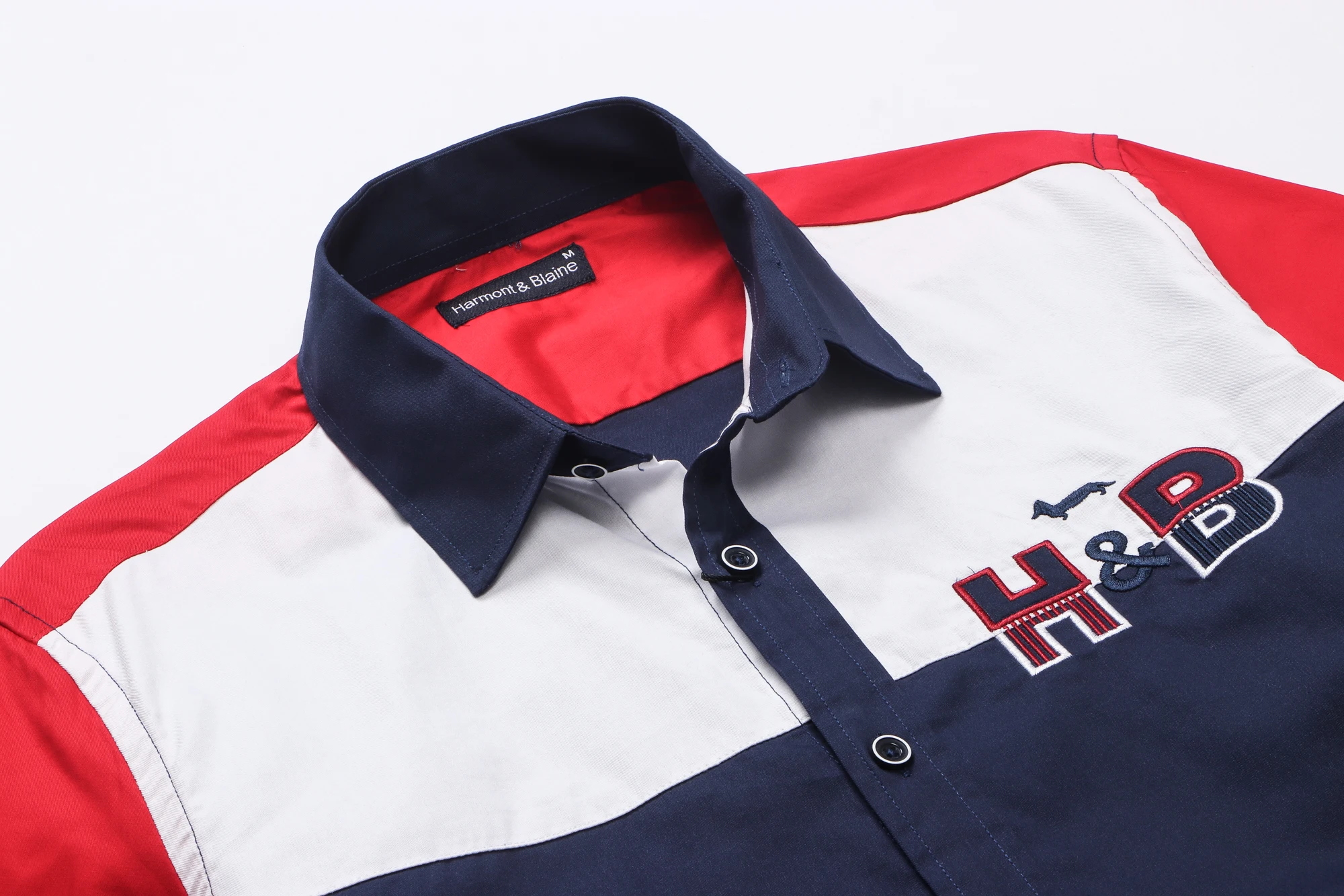 men's casual Shirts Harmont Blaine Long Sleeve Brand men social homme striped Shirt Camisa Hombre Masculina Chemise male tops