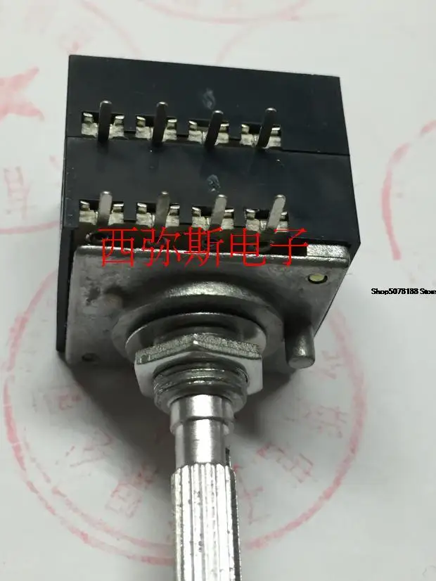 Подстроечный потенциометр с краном цвет синий пластик рандомный свет Alps rh2702 a50k