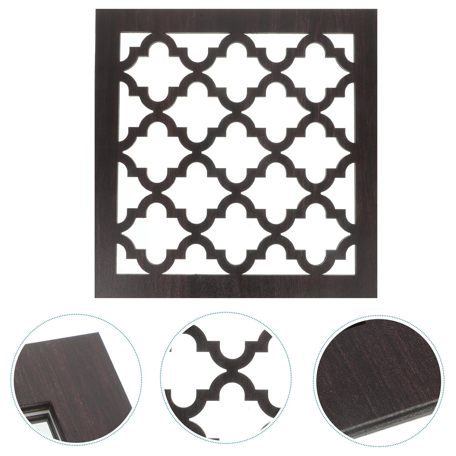 

Wooden Wall Decor DIY Acrylic Mirror Wall Sticker Mirror Wall Decal Home Decor