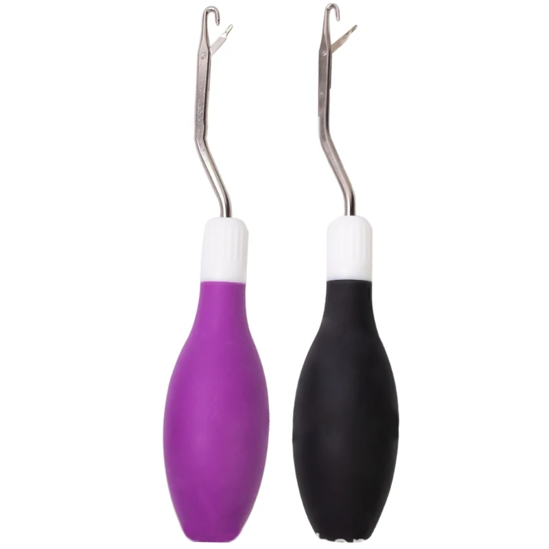 Игла для вязания крючком с изогнутым изготовления ковров эргономичный