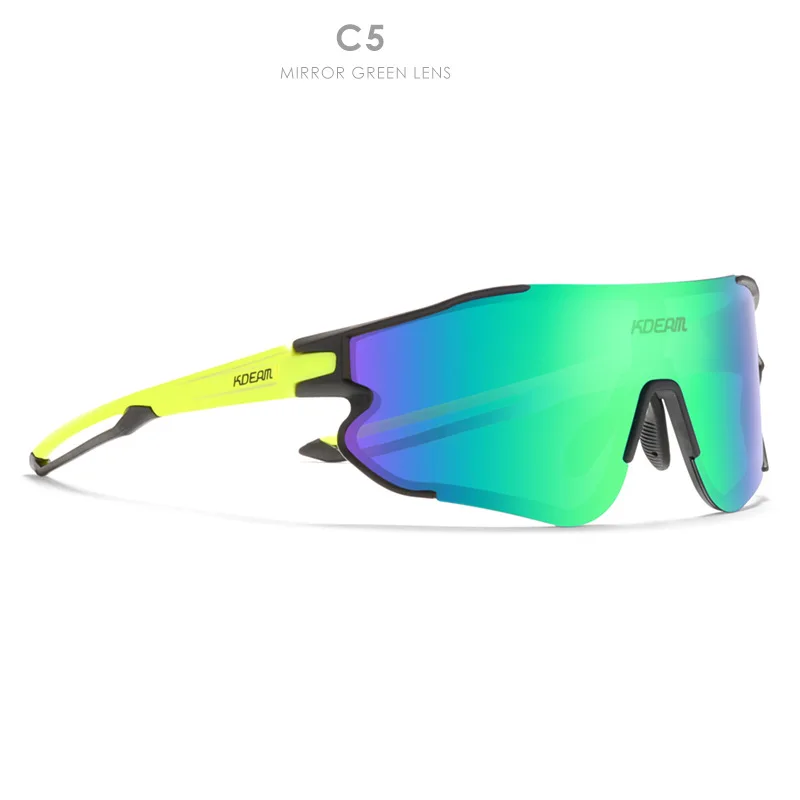 

2022 KDEAM New Outdoor Sports Mirror Sunglasses for Men Polarized Vintage Cycling Sun glasses Eyewear woman Original Packaging